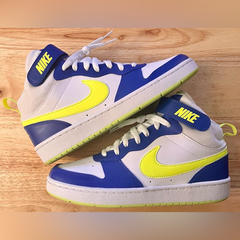 Nike Court Borough Mid 2 BG ‘Astronomy Blue/Volt’